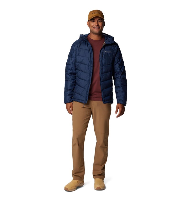 Columbia Men's Big Labyrinth Loop II Hooded Jacket, Collegiate Navy, 1X - Image 3