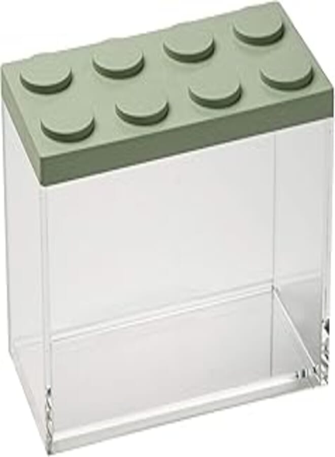 Omada BRICKSTORE Container Sage Green CM 10X20X15,5H CAPACITY 2L