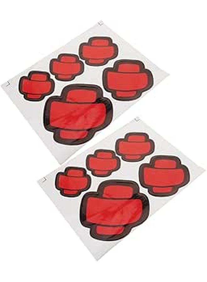 Reflective Car Decals 2 Sets Scratch Protector Bandage Stickers For Automotive DIY Motorcycle Truck - Image 1