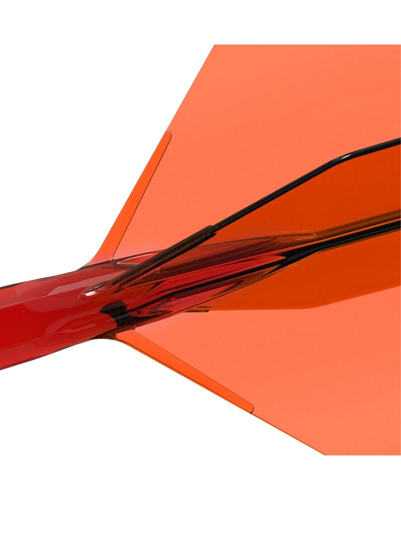 CUESOUL - Integrated Dart Shaft And Flight, Big Wing Shape Smooth And Stable Dart Flight, High Wear Resistance Durable Dart Stem With Hexagonal Design For Dart Games, (1pc, Pink) - Image 1