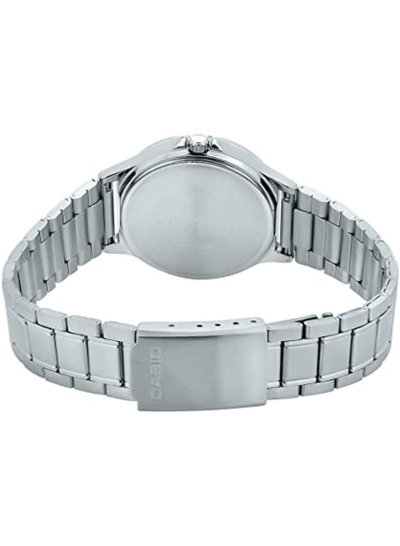 CASIO Women's Enticer Analog Watch LTP-V300D-2AUDF - 34 mm - Silver - Image 2