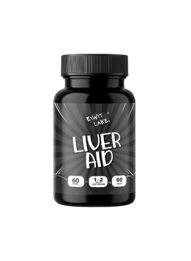Liver Aid 60 Tablets – 60 Servings Liver Health & Detox Support