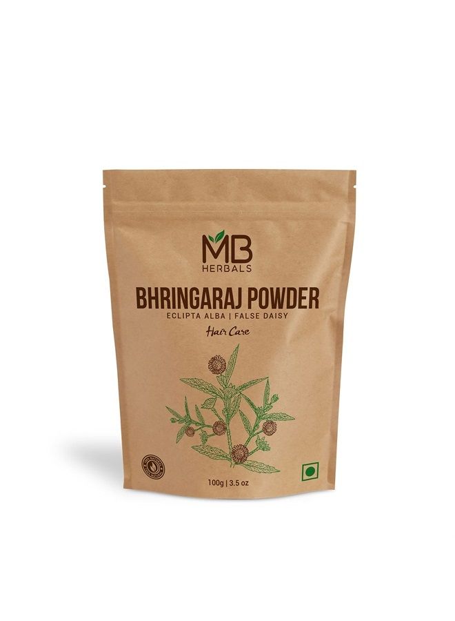 MB Herbals Pure Bhringraj Powder 100 Grams | Pure Bhringaraj Eclipta Alba Powder | Hair Growth - Image 3
