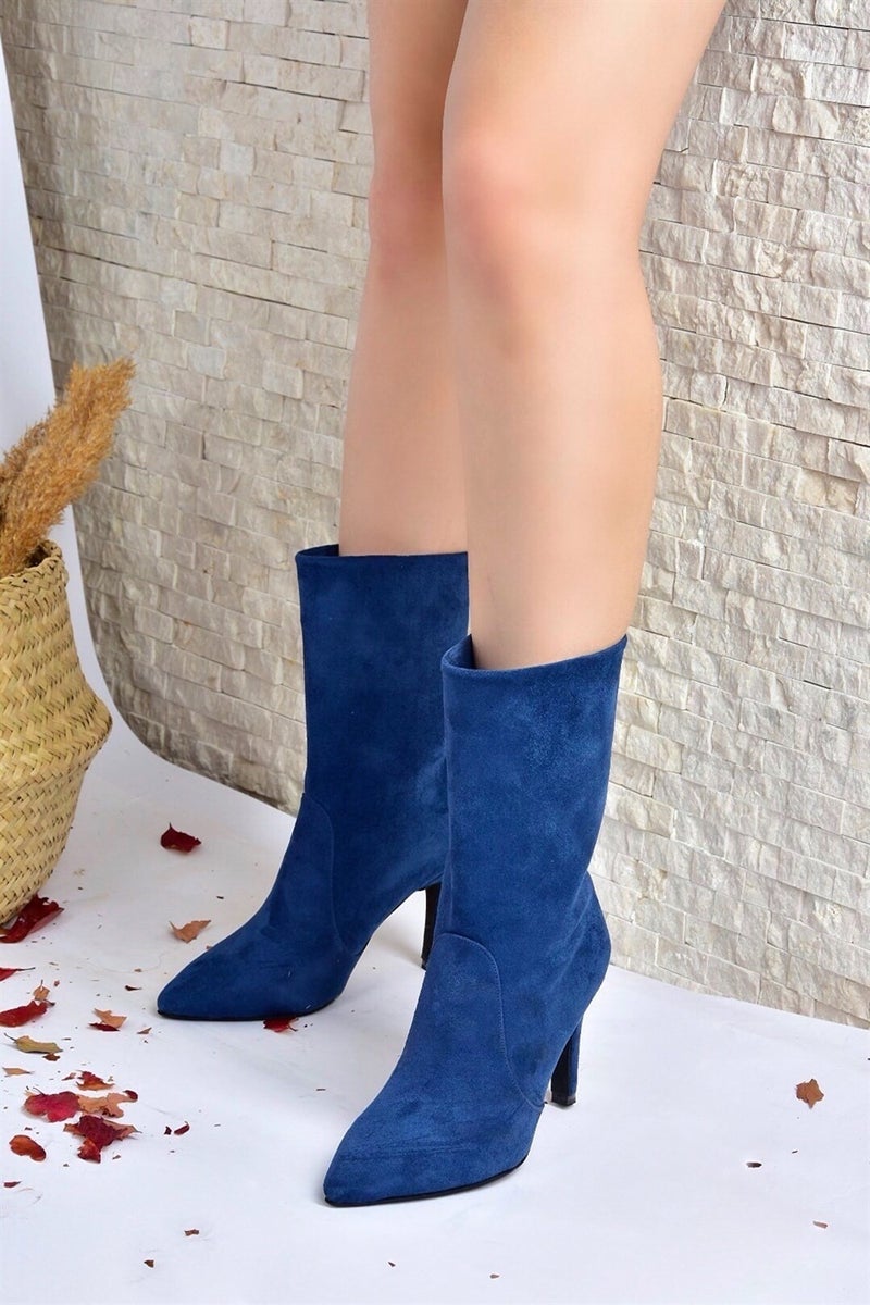 Fox Shoes أحذية نسائية بكعب رفيع من جلد السويد L404891302  - Image 1