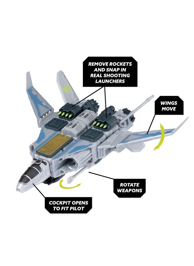 SNAP SHIPS Snap Ships - Sabre XF-23 Interceptor - Construction Toy for Custom Building and Battle Play - Ages 8+  - Image 4