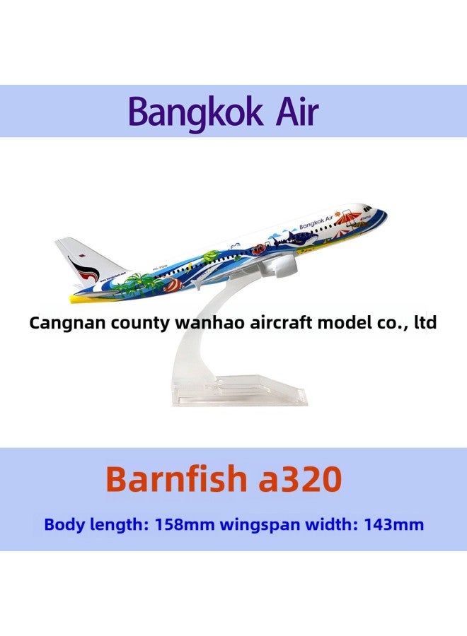 Special 15 Yuan A320 Aircraft Model 16cm Asian Tiger Dragon Red Philippines Gift Collection Alloy Simulation-Color:A320 VietJet - Image 4