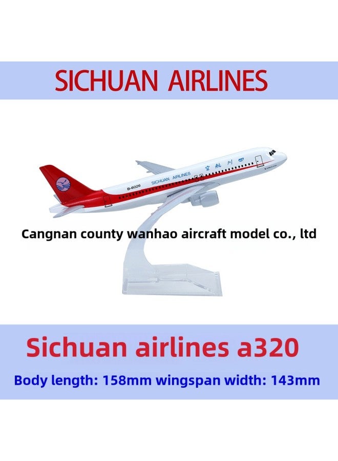 Special 15 Yuan A320 Aircraft Model 16cm Asian Tiger Dragon Red Philippines Gift Collection Alloy Simulation-Color:A320 VietJet - Image 5
