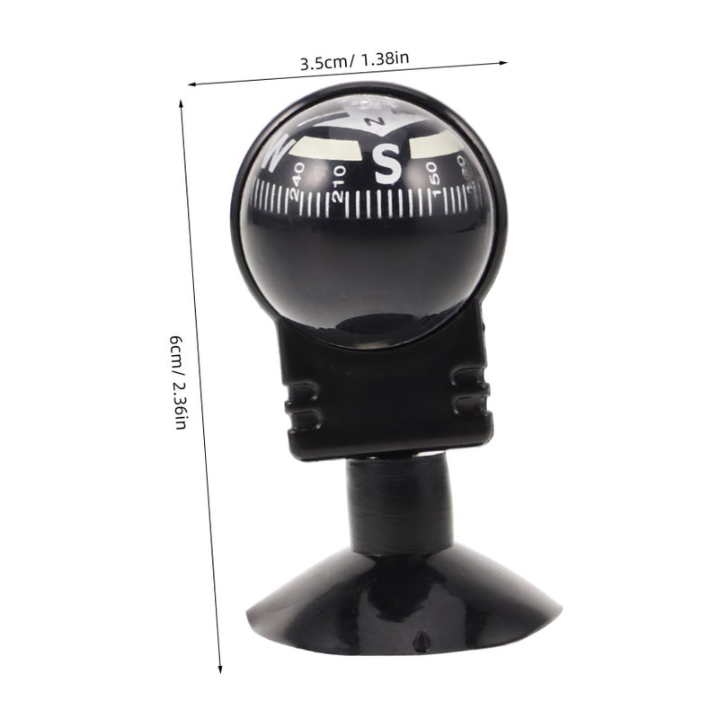 Foldable Rotating Compass With Suction Cup For Car Navigation Outdoor Camping - Image 3