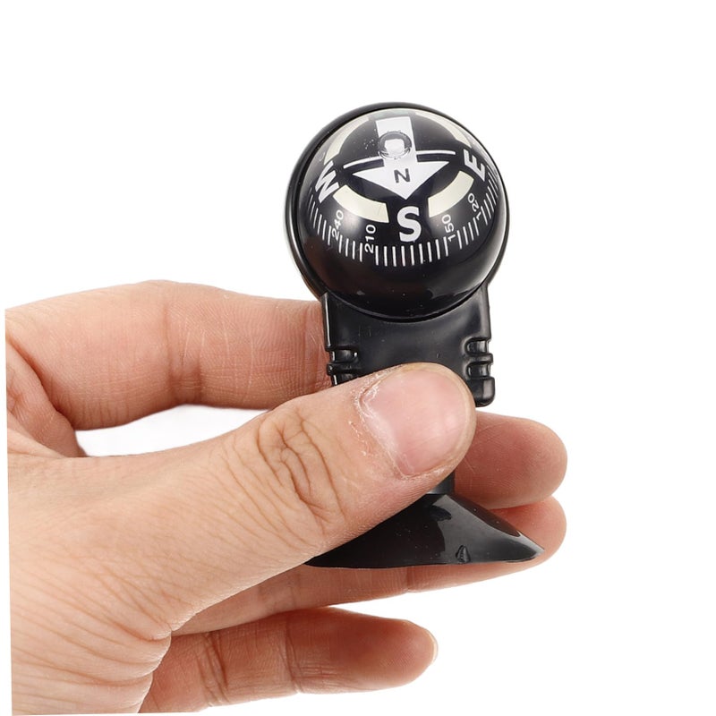 Foldable Rotating Compass With Suction Cup For Car Navigation Outdoor Camping - Image 4