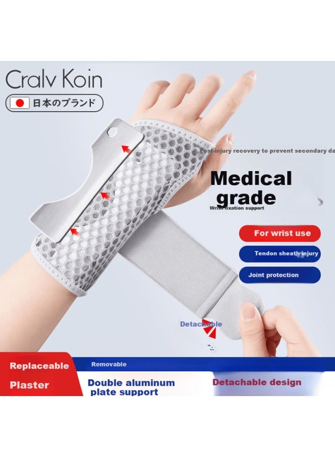 Cralvkoin Medical Summer Wrist Brace Wrist Fracture Tendonitis Support Wristband Anti-sprain Breathable Wrist Guard - Image 1