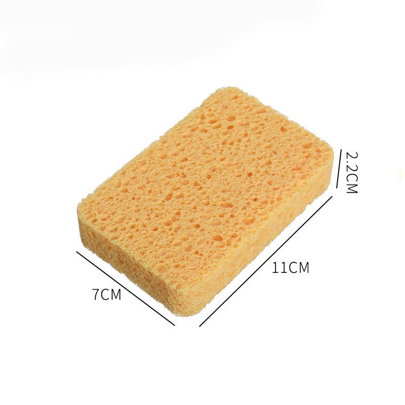 Pin Tu Kitchen Cleaning Scrubbing Cloth Wash Bowl Household Sponge Wipe Wooden Cotton Wipe Wash Pan Oil Stain Brush Bowl Brush Pan - Image 1