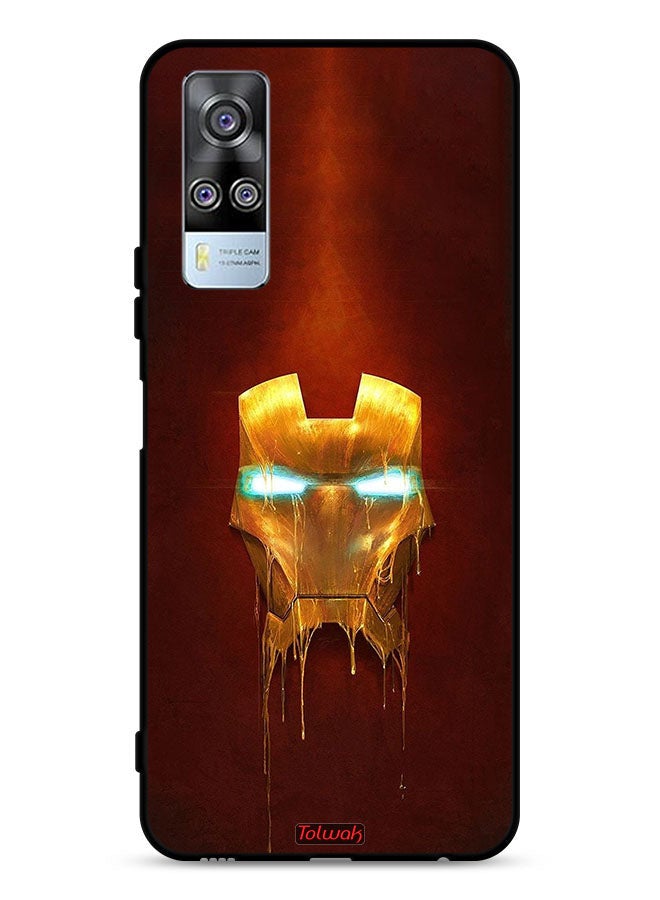 Tolwak vivo Y53s 4G Protective Case Cover Iron Man Marvel Comics - Image 1