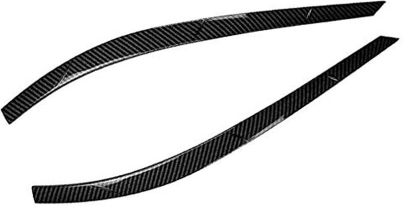 QASULER Carbon Fiber Look Headlight Eyelid Trim for VW Tiguan - Image 1