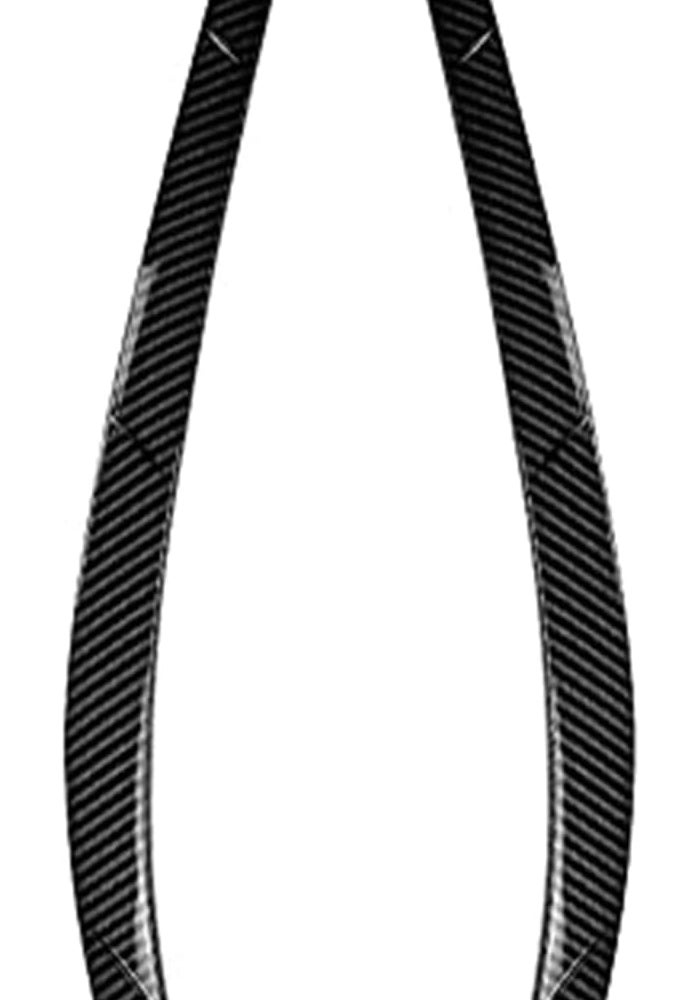 QASULER Carbon Fiber Look Headlight Eyelid Trim for VW Tiguan - Image 3