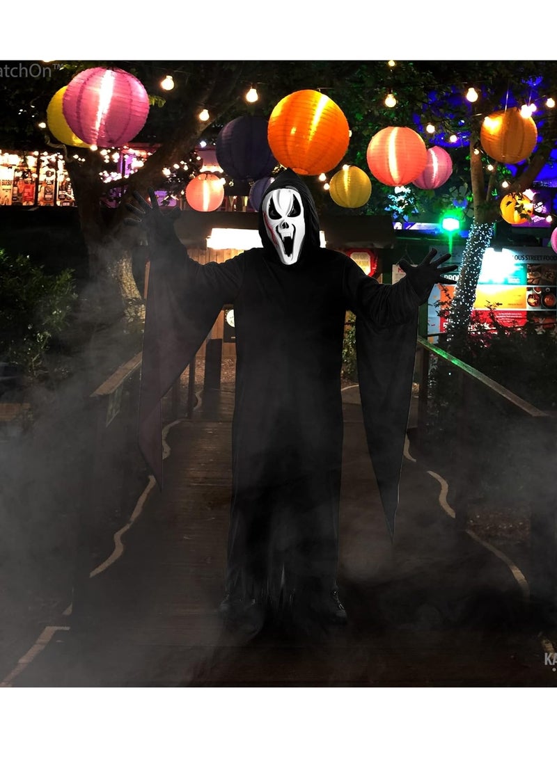 قناع الجمجمة الصارخة للوجه الكامل - بلاستيك - Image 2