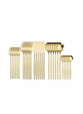30-Piece Knife Fork Spoon Full Set Golden - pzsku/Z5FBC879CCAF811820EE4Z/45/_/1709801395/1936dd68-1918-4244-8ff1-e92d7fbe128e