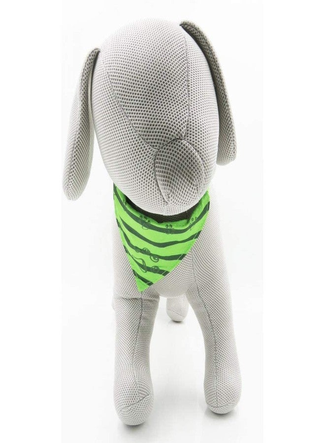 Trixie:- Collar with Neckerchief for Dog | Adjustable Nylon Dog Collar with Plastic Buckle for Closure | with Removable Polyester Neckerchief | Great for All Breeds - (25-31 cm/15 mm XS - S) Apple - Image 2