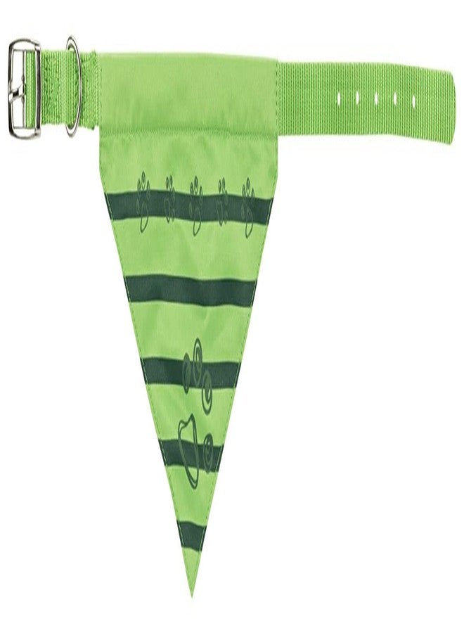 Trixie:- Collar with Neckerchief for Dog | Adjustable Nylon Dog Collar with Plastic Buckle for Closure | with Removable Polyester Neckerchief | Great for All Breeds - (25-31 cm/15 mm XS - S) Apple - Image 1