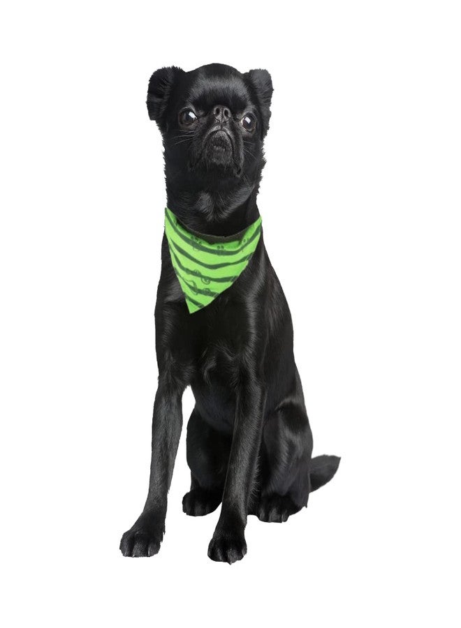 Trixie:- Collar with Neckerchief for Dog | Adjustable Nylon Dog Collar with Plastic Buckle for Closure | with Removable Polyester Neckerchief | Great for All Breeds - (25-31 cm/15 mm XS - S) Apple - Image 3
