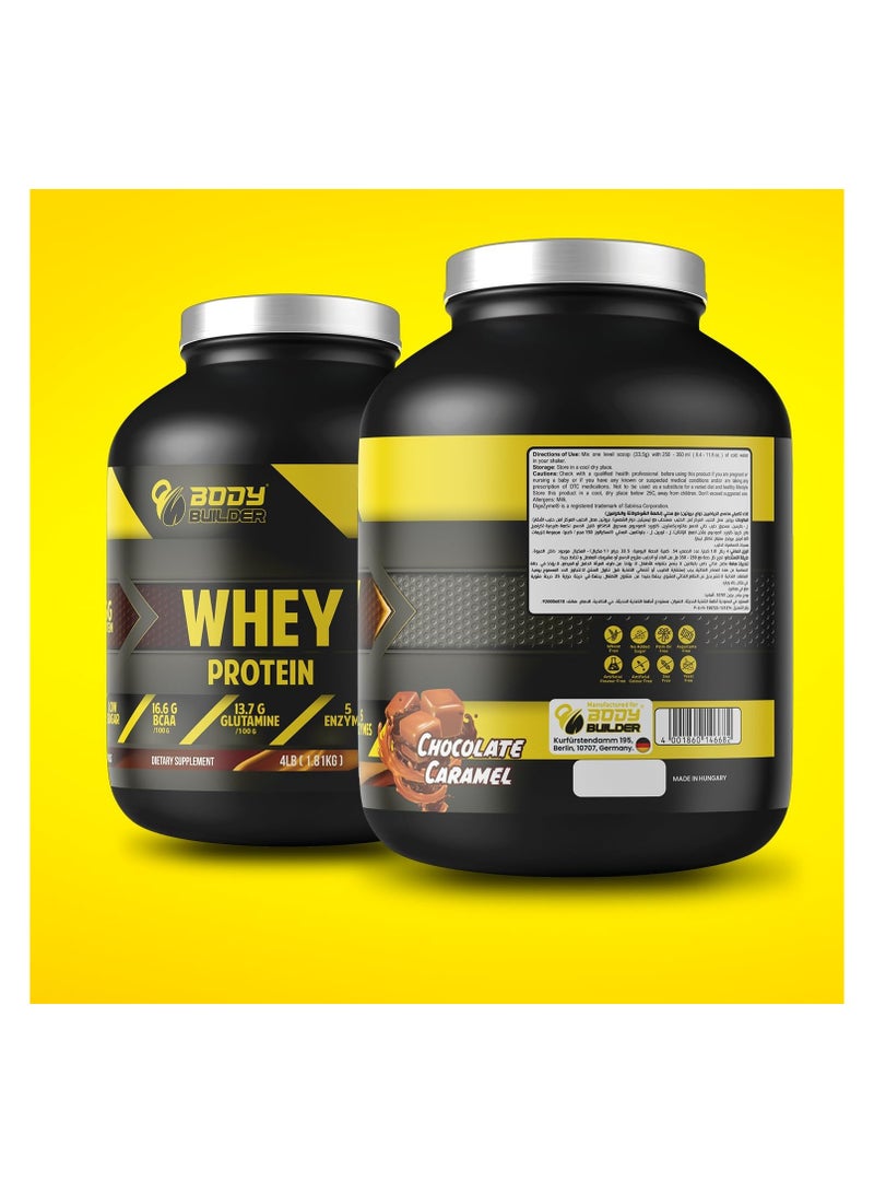Body Builder Whey Protein, Chocolate Caramel, 4 LB - Image 4