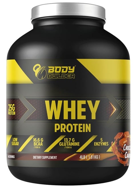 Whey Protein, Chocolate Caramel, 4 LB