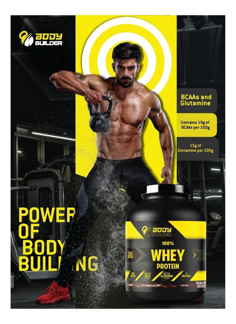 Body Builder - Whey Protein, Chocolate Caramel, 4 LB - Image 1