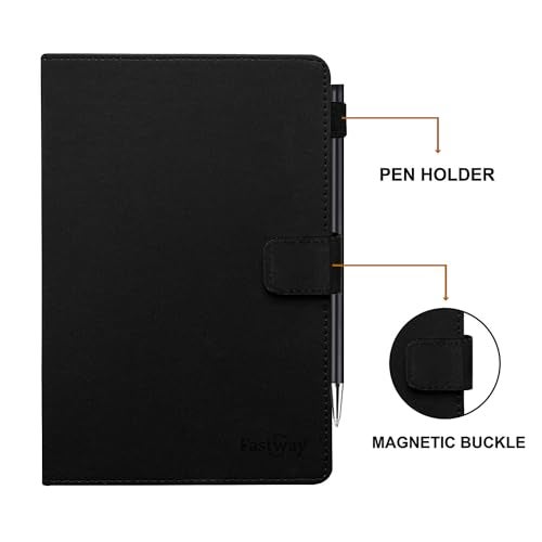 Fastway Flip Cover for Redmi Pad 2 11 inch Tablet Executive Leather Case with Built-in Pencil Holder (Black) - Image 3