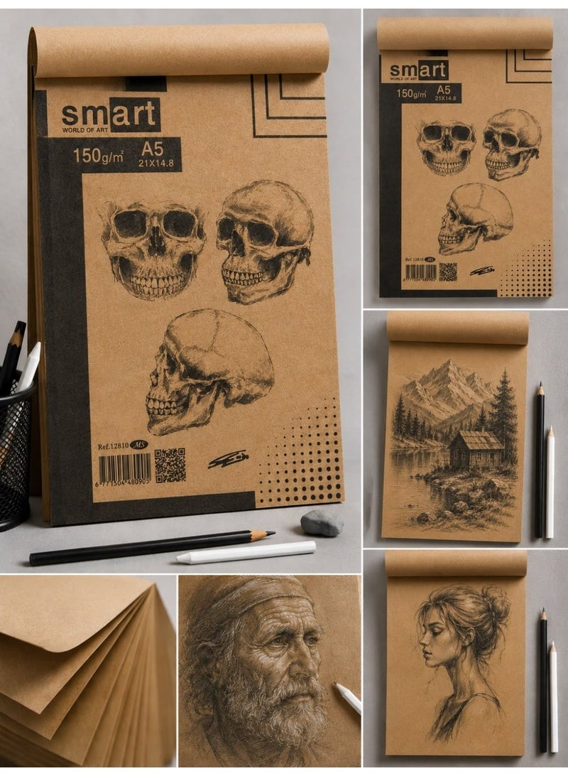 Smart Kraft Paper Sketch 150 Gram - Brown Paper - Image 3