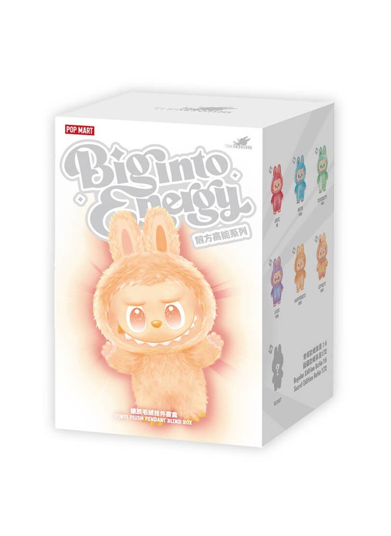 Labubu, The Mighty Monsters Energy Series - Blind Box with Stuffed Vinyl Necklace, Blind Box Characters, Action Figures with Random Design, Collectible Toys