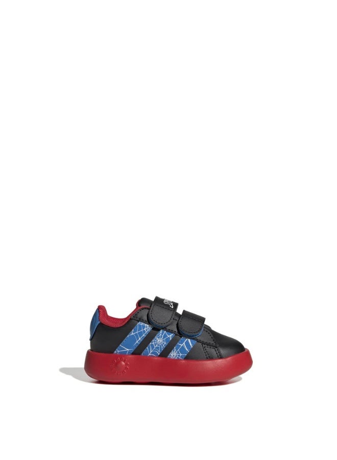 Adidas Grand Court Spider-Man Cf I Black Sportswear Shoes For Infant 3K  - Image 5