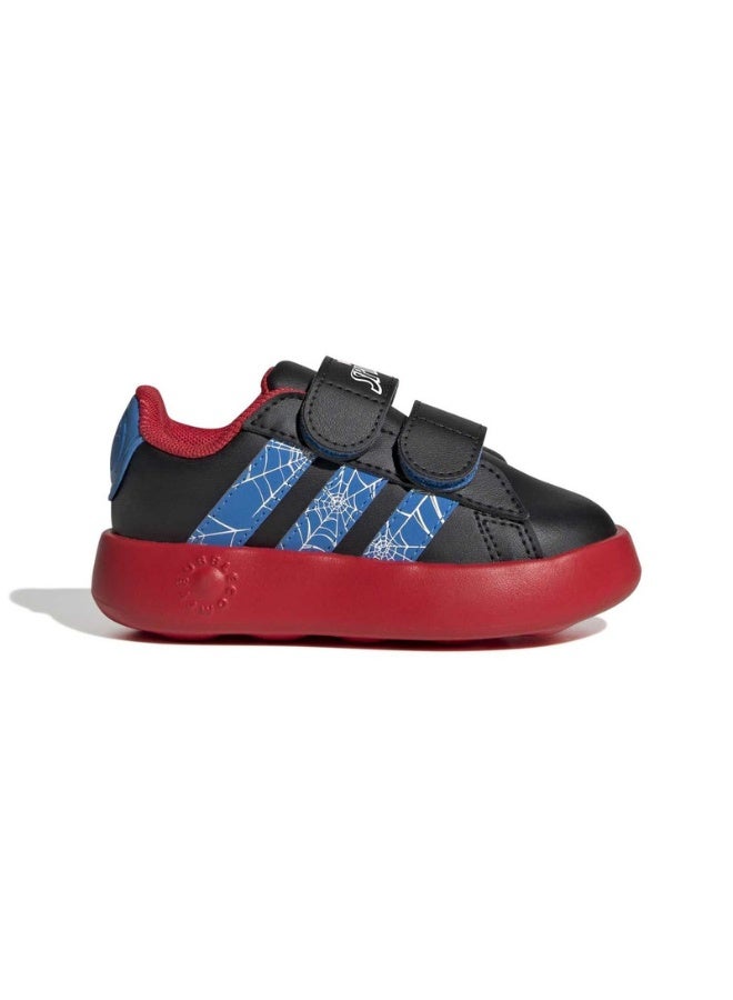 Adidas Grand Court Spider-Man Cf I Black Sportswear Shoes For Infant 3K  - Image 4