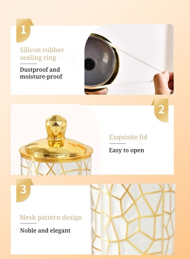 AceLuste 3 Pieces Canister Sets, Large Capacity Food Storage Canisters Set, Coffee Sugar Tea Canister Set with Airtight Lid, Perfect for Kitchen/Living Room/ Store/ETC - Image 4