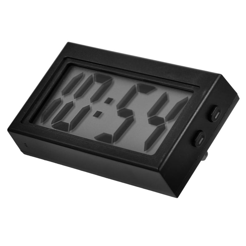 Mini Car Dashboard Clock Compact Precise Display Portable Plastic Accessory for Home Use - Image 2