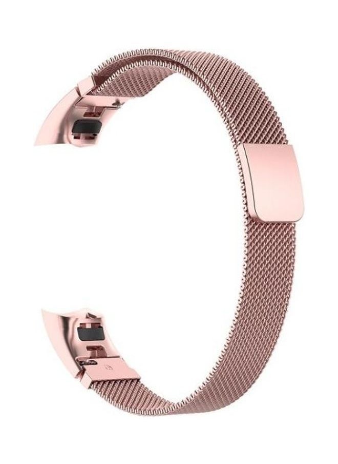 NIBEMINENT - Milanese Wristband For Huawei Honor 4 And 5 Rose Pink - Image 1