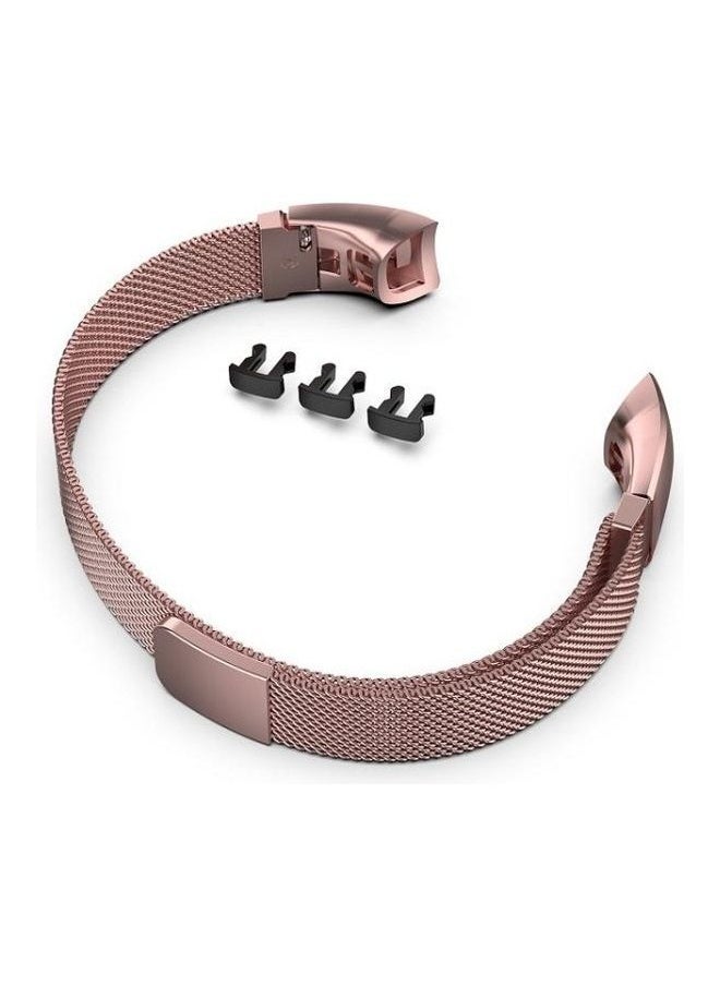 NIBEMINENT - Milanese Wristband For Huawei Honor 4 And 5 Rose Pink - Image 1