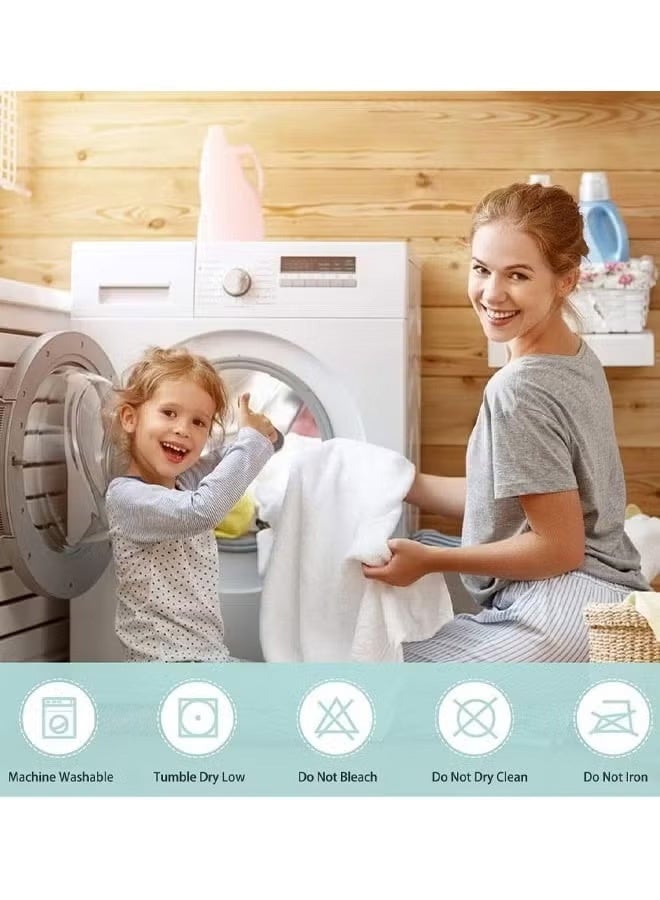 Berma Baby منشفة أطفال بغطاء رأس، روب استحمام للأطفال الصغار، منشفة أطفال ناعمة، بطانية مواليد، منشفة استحمام من الصوف المرجاني، منشفة سباحة، منشفة ناعمة فائقة الامتصاص للأطفال الرضع من الجنسين، 80*80 سم - Image 4