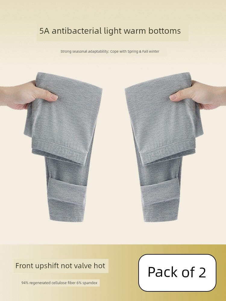 Fenteng women's long johns Modai cotton inner wear thin underwear line pants plus size slim fit warm leggings autumn and winter - Image 3