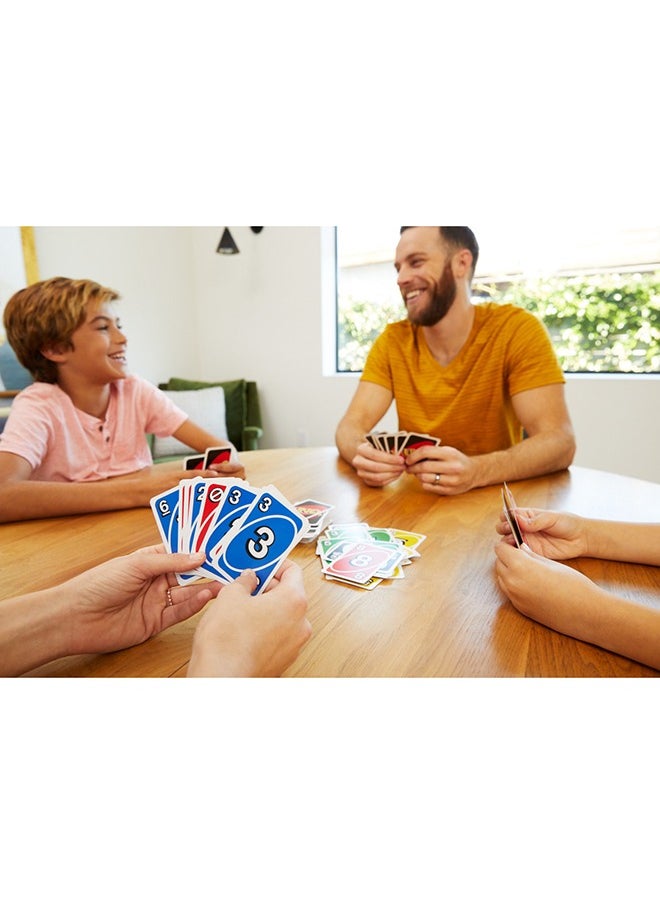 Mattel Games - Original UNO Deluxe Classic Card Game - 112-Card Deck with Action Cards, Scoring Pad & Tin, for 2-10 Players, Ages 7+ - Image 1