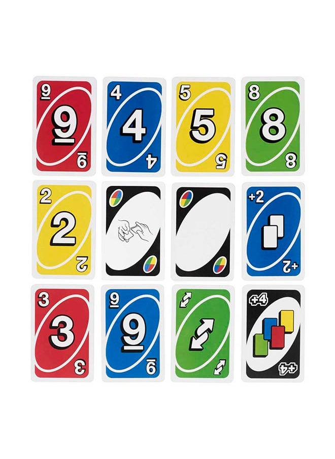 Mattel Games - Original UNO Deluxe Classic Card Game - 112-Card Deck with Action Cards, Scoring Pad & Tin, for 2-10 Players, Ages 7+ - Image 1