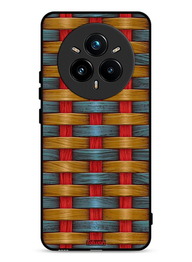Tolwak Realme 14 Pro Plus 5G Protective Case Cover Strips Art Pattern