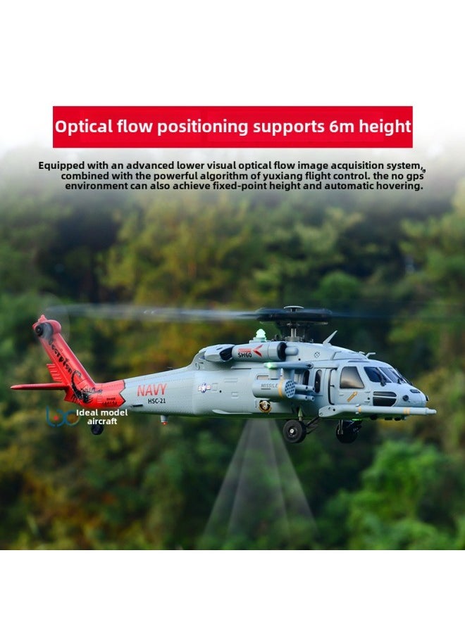 Yu Xiang F09H Black Hawk Helicopter GPS Positioning Return Remote Control Simulation Model Aircraft-Color:Black Eagle Original Battery -Specifications:Standard Configuration - Single Battery