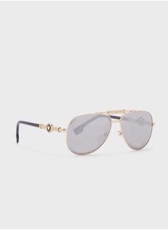 Buy Versace 0VE2242 Rock Icons Aviator Sunglasses for Men Online