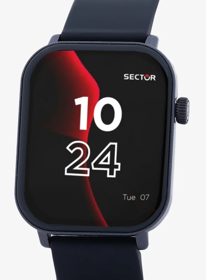 Sector S-07 collection Men's Black Silicon Smart watch - R3251552001