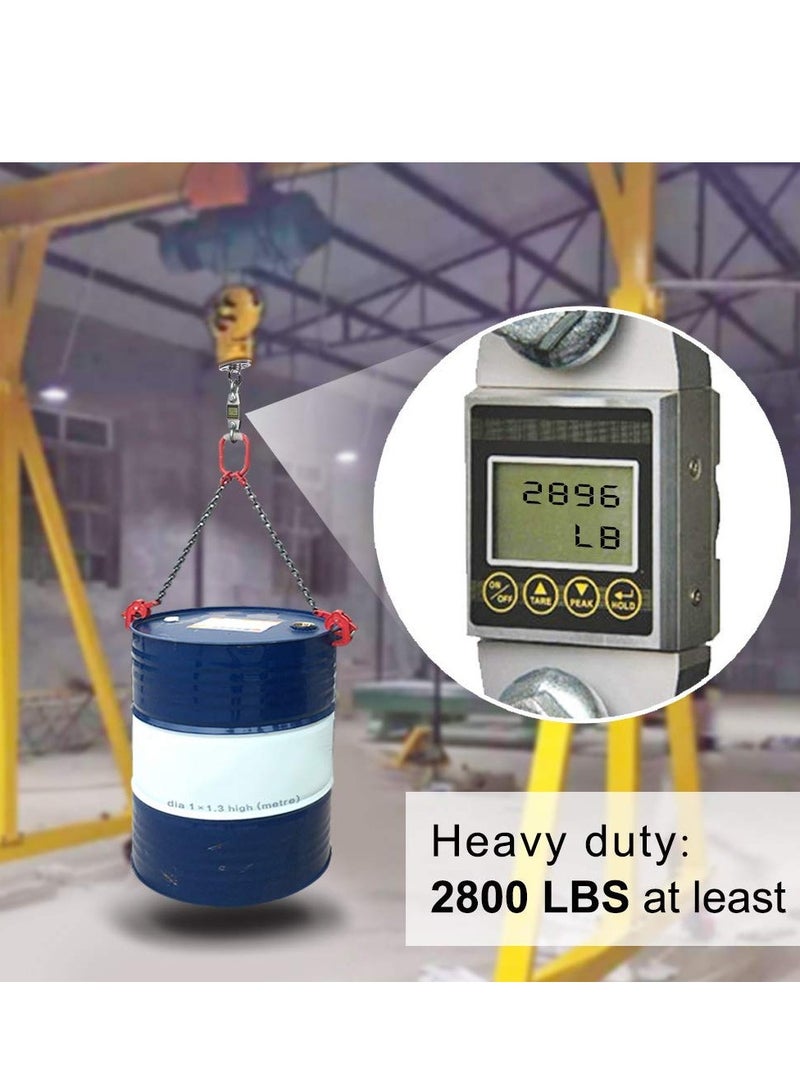 SYOSI حامل مثبت على الحائط والسقف، حلقة تعليق من الفولاذ المقاوم للصدأ للاستخدام الثقيل، لمثبّت التدريب المعلق، أرجوحة اليوغا، كيس اللكم، حزمة مقاومة (2 حزمة) - Image 2