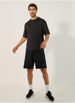 Styli Slogan Print Round Neck Oversized Training T-Shirt  - Image 2