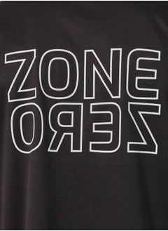 Styli Slogan Print Round Neck Oversized Training T-Shirt  - Image 4