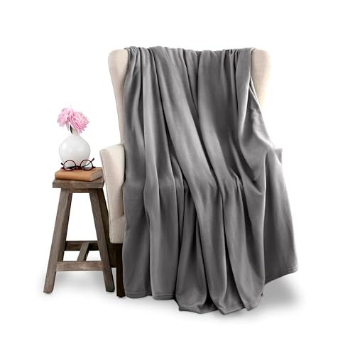 Vellux King Size Microfleece Blanket | All-Season Comfort | Supersoft Lightweight Throw Blanket | Plush Throw for Bed, Couch or Sofa | Travel and Pet-Friendly - Image 1