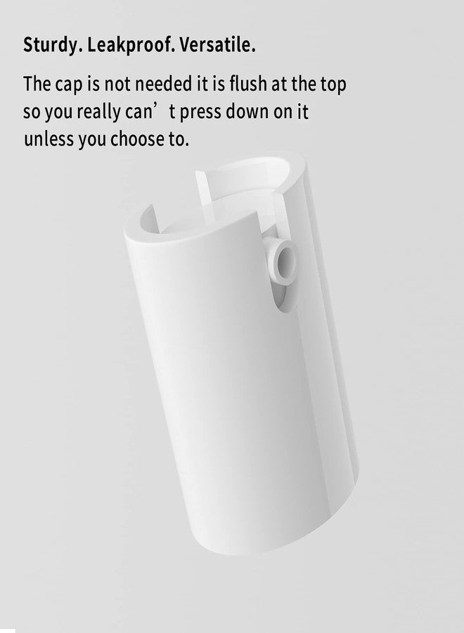 LONGWAY زجاجات مضخة خالية من الهواء سعة 0.5 أونصة 15 مل من لونغ واي، زجاجات مضخة تجميلية صغيرة للسفر بتقنية الفراغ للكريمات واللوشن (عبوة من 6، مصنوعة من الزجاج المعتم) - Image 5