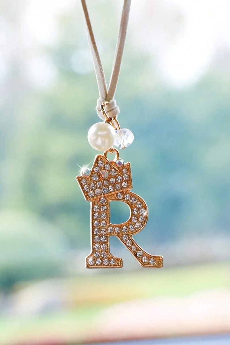 زينه سياره قطعه ديكور السياره بتصميم حرف (R) لطيف لاضافة لمسه مميزه الى ديكور سيارتك  مناسبة كهدية في عيد الحب أو ذكرى الزواج أو أعياد الميلاد لمن تحب. - Image 2