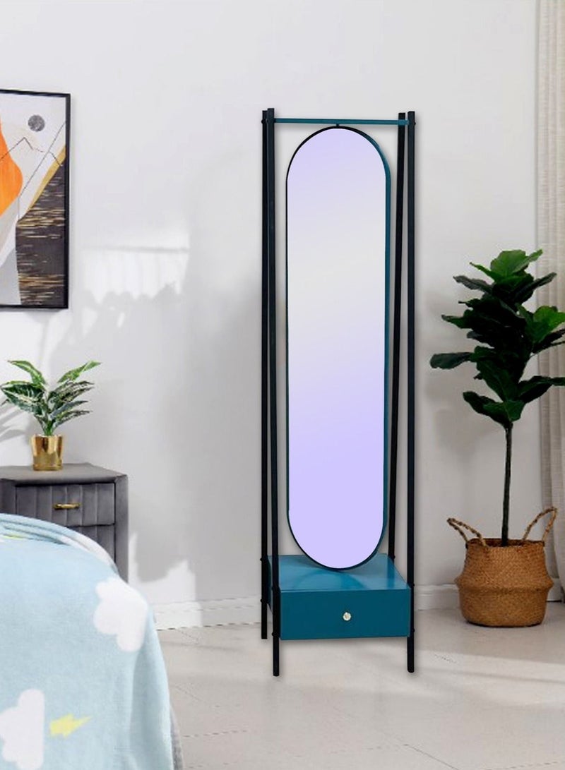 Living Floor Full Length Mirror with Holder 175*40*45cm - Image 4